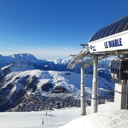 Le Paradis Du Diable 6 Pers 40M2 Pied Des Pistes Et Du Telesiege Du Diable Les Deux Alpes Buitenkant foto